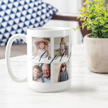 Taza De Café Regalo para el Pop | Collage de fotos de los nieto<br><div class="desc">Envía un hermoso regalo personalizado a tu abuelo (Pop Pop) que apreciará para siempre. Mugre de collage de fotos de nietos personalizados especiales para mostrar sus propias fotos y recuerdos familiares especiales. Nuestro diseño presenta un sencillo diseño de cuadrícula de 10 fotos con "Pop Pop Pop" diseñado en un hermoso...</div>