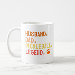 Taza De Café Regalo para Esposo Papá Leyenda de Pickelball