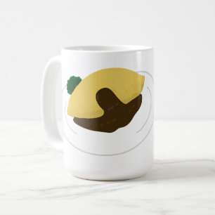 Taza De Café Regalo para foodies de Omurice Demi Glace japonés