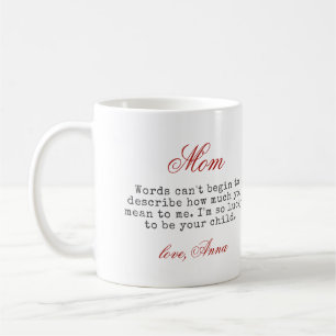 Taza De Café Regalo para foto de mensaje cálido de la tipografí