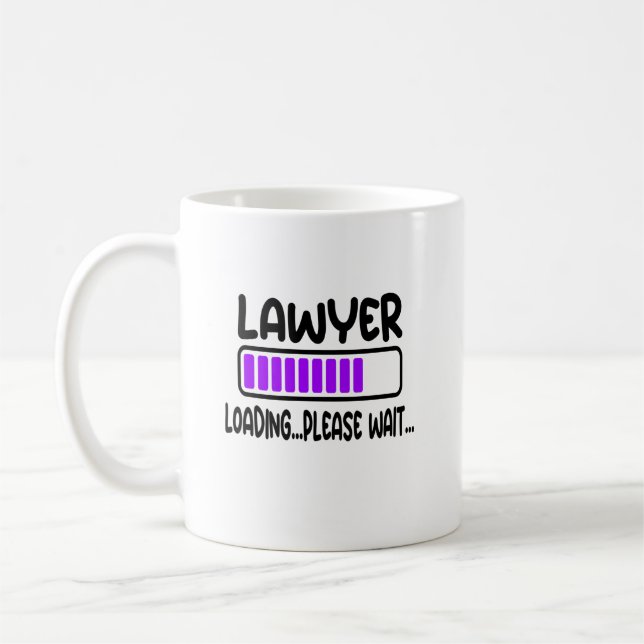 Taza De Café Regalo para futuros abogados de estudiantes de Der (Izquierda)
