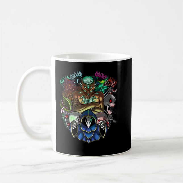Taza De Café Regalo Para Hombres Terraria Juego Jefe Halloween  (Izquierda)