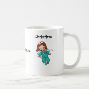 Taza De Café Regalo para la enfermera - ángel en disfraz