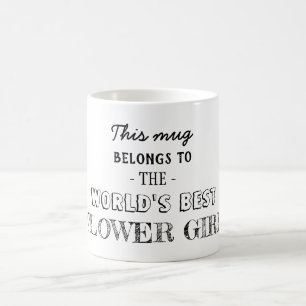 Taza De Café Regalo para la mejor chica flor