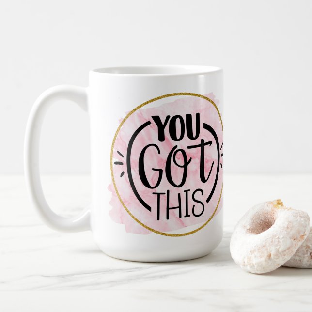 Taza De Café Regalo para la positividad (Con donut)