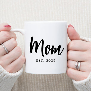 Taza De Café Regalo para Madre Año de Fundación Nueva Madre