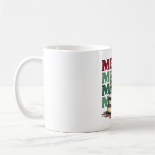 Taza De Café Regalo para Maestro Feliz Navidad Libros para Ma