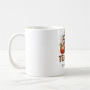 Taza De Café Regalo para maestros Enseñar es trabajo del cora