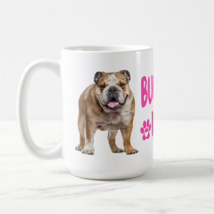 Taza De Café Regalo para mamá de Bulldog inglés adorable Amante