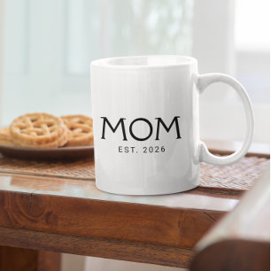Taza De Café Regalo para Mamá por Año de Establecimiento