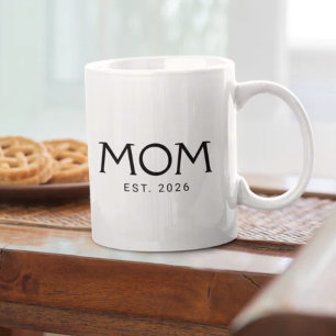Taza De Café Regalo para Mamá por Año de Establecimiento