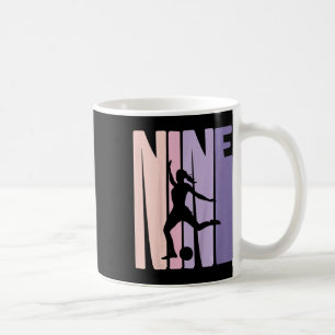 Taza De Café Regalo para niñas de 9 años que juegan fútbol Cump