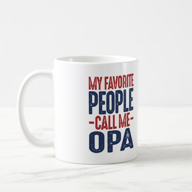 Taza De Café Regalo para Opa (Izquierda)