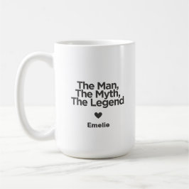 Taza De Café Regalo para papá con cita simple y dulce