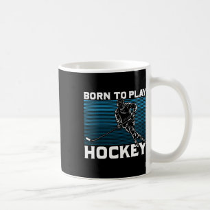 Taza De Café Regalo para portero de hockey sobre hielo Nacido p