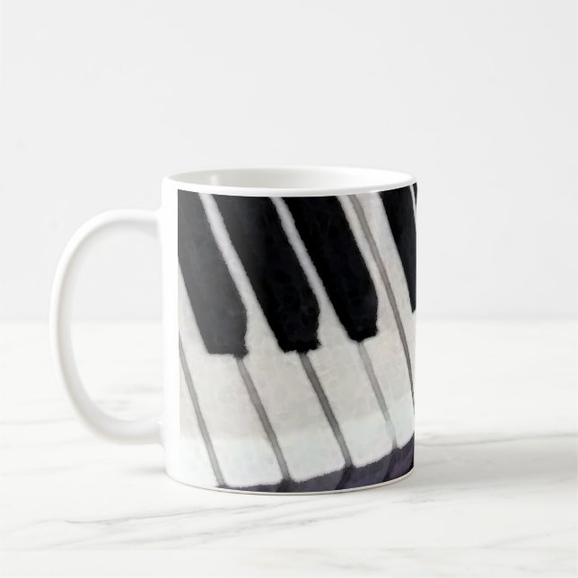 Taza De Café Regalo para profesor de piano (Izquierda)