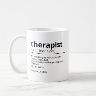Taza De Café Regalo para terapeuta - Mug de definición terapéut