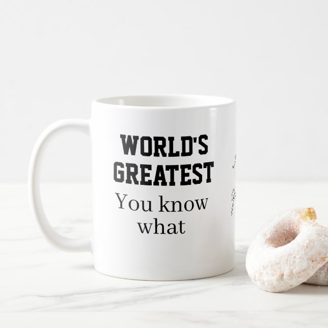Taza De Café Regalo para trabajador OFICINA TRABAJADOR MÁS GRAN (Con donut)