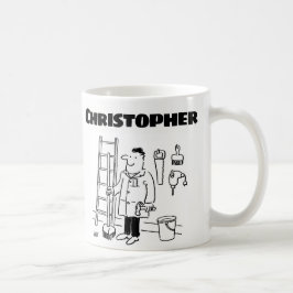Taza De Café Regalo para un Handyman con nombre agregado