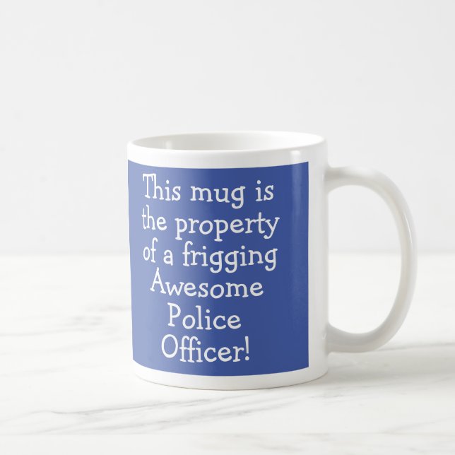 Taza De Café Regalo para un oficial de policía Café Mug (Derecha)