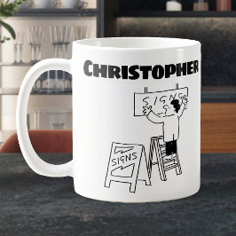 Taza De Café Regalo para un Signmaker. Cantautor