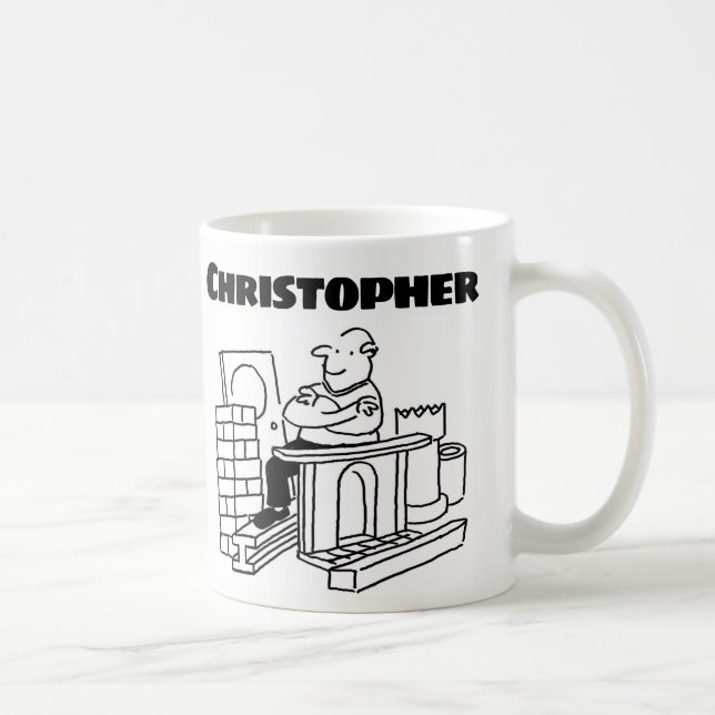 Taza De Café Regalo para un vendedor de artículos reciclados co (Derecha)