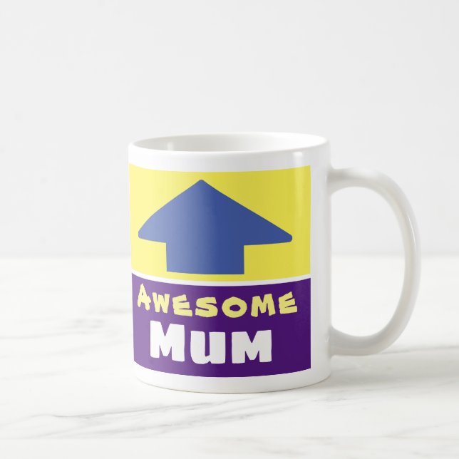Taza De Café Regalo para una Mamá asombrosa (Derecha)