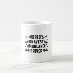 Taza De Café Regalo paramédico del conductor de ambulancia más 