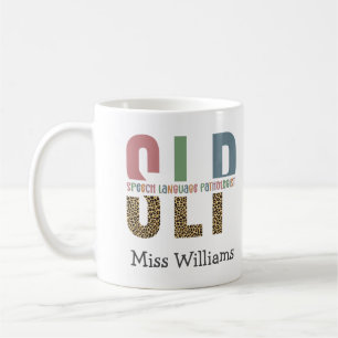 Taza De Café Regalo patólogo de lenguaje de voz SLP personaliz