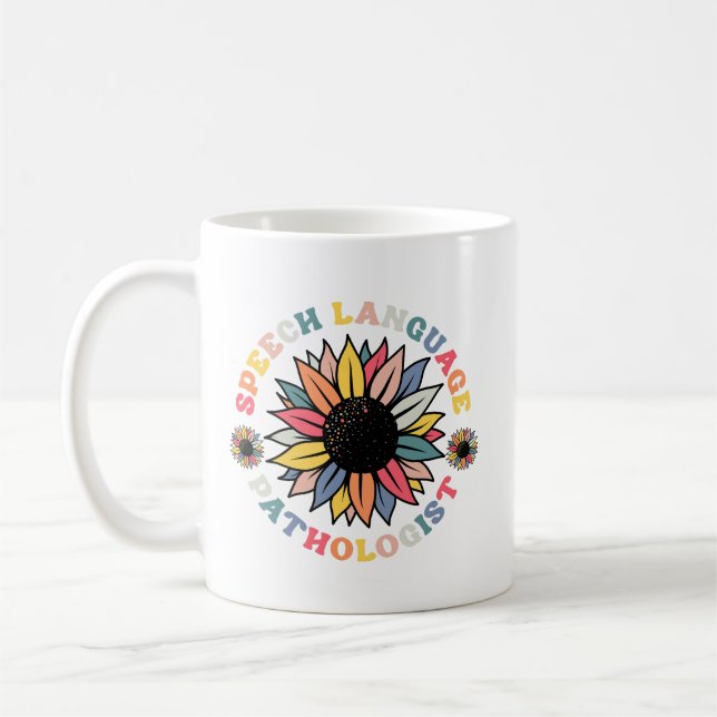 Taza De Café Regalo patólogo del lenguaje del lenguaje de voz S (Izquierda)