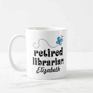 Taza De Café Regalo personalizado bibliotecario jubilado