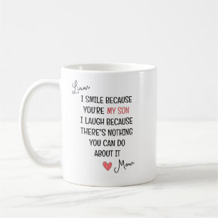 Taza De Café Regalo personalizado – Cita para mi hijo