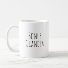 Taza De Café Regalo personalizado de "Abuelo Bonificado #1 indi
