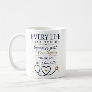 Taza De Café Regalo Personalizado de Agradecimiento al Médico