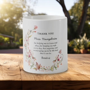 Taza De Café Regalo Personalizado de Agradecimiento para Maestr