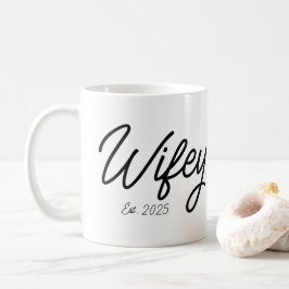 Taza De Café Regalo Personalizado de Compromiso para Ella Novia