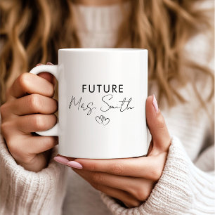 Taza De Café Regalo Personalizado de Compromiso para la Futura