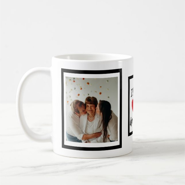 Taza De Café regalo personalizado de cumpleaños para fotos de l (Izquierda)