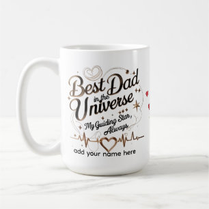 Taza De Café Regalo personalizado de estrella de latido para él