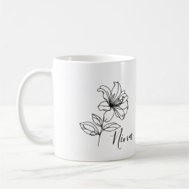 Taza De Café Regalo personalizado de flor de abeja de miel