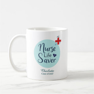 Taza De Café Regalo personalizado de graduación para enfermera