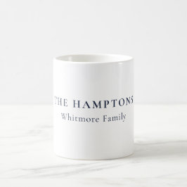 Taza De Café Regalo personalizado de Hamptons Nueva York con es