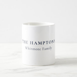 Taza De Café Regalo personalizado de Hamptons Nueva York con es