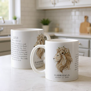 Taza De Café Regalo personalizado de horóscopo del signo zodiac