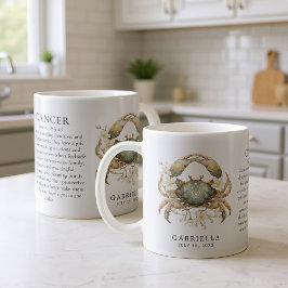 Taza De Café Regalo Personalizado de Horóscopo del Signo Zodiac