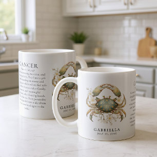 Taza De Café Regalo Personalizado de Horóscopo del Signo Zodiac