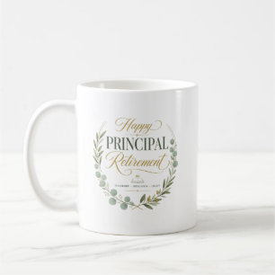Taza De Café Regalo Personalizado de Jubilación Feliz para Dire