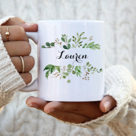 Taza De Café Regalo personalizado de la dama de honor de la veg