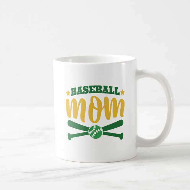 Taza De Café Regalo personalizado de los gráficos MOM de BASEBA (Derecha)