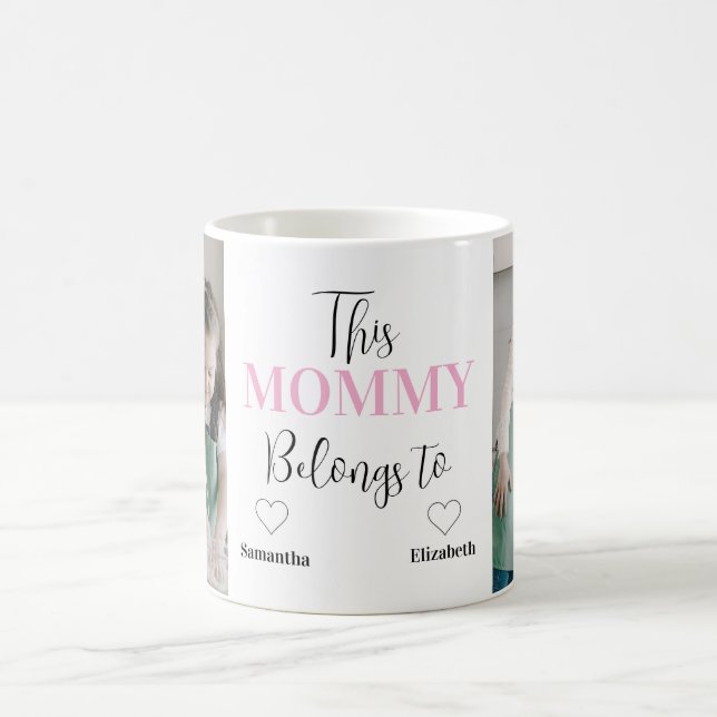 Taza De Café Regalo personalizado del Día de la Madre | Persona (Centro)